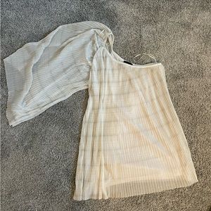 Top shop one sleeve shirt size M